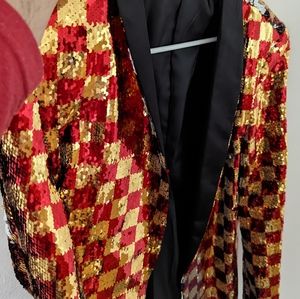 Caro Red Gold Jacket - S